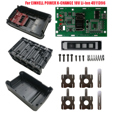 Carcasa de plástico para placa de circuito de protección de carga, carcasa de funda de PCB para X-CHANGE de energía EINHELL de 18V y 20V, batería de ion de litio 4511396 ► Foto 1/2