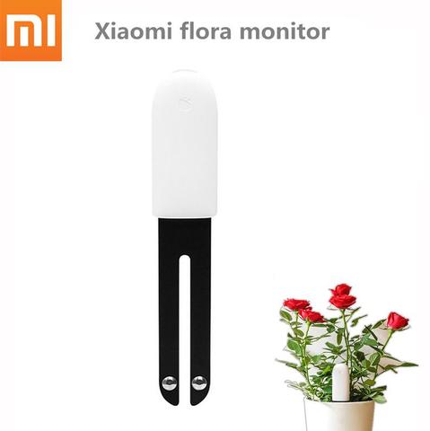 Original Xiao mi Flora Monitor o Flora inteligente flor olla Digital plantas flor Cuidado del agua del suelo de luz inteligente probador de Sensor ► Foto 1/6