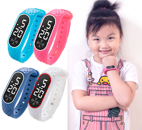 Relojes en los niños Relojes LED impermeable Digital de los niños reloj Digital Reloj Montre Enfant Garcon deporte ► Foto 1/6