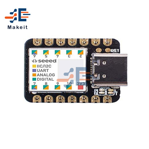 USB tipo-c Nano SAMD21 48MHZ Cortex M0 XIAO 32 Bit Placa de desarrollo del microcontrolador módulo Arduino mucho reloj inteligente ► Foto 1/6