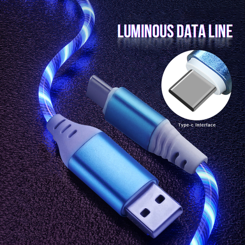 Cable USB tipo C para iluminación, Cable de carga rápida 3,0 para Samsung, Huawei y Xiaomi ► Foto 1/6