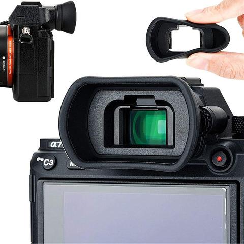 Cámara visor ocular objetivo ojo taza para Sony a7RIV a7RIII a7III a7RII a7SII a7II a7R a7S a7 a9 a9II a99II reemplazar FDA-EP18 ► Foto 1/6