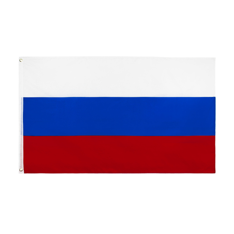 Johnin-Bandera de Rusia, azul, blanco, rojo, 90x150cm ► Foto 1/6