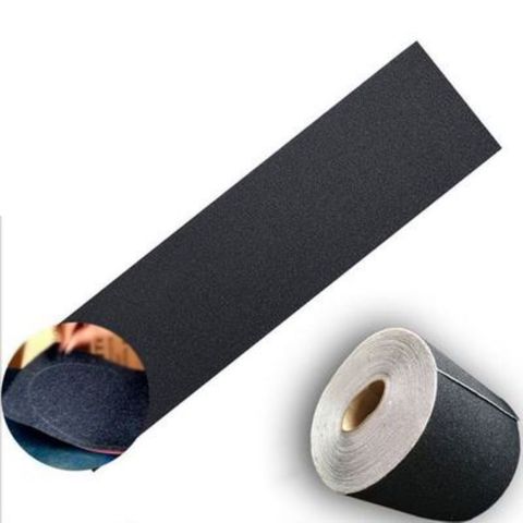 110cm * 25cm monopatín lija profesional negro Skateboard Deck lija Grip Tape ► Foto 1/6