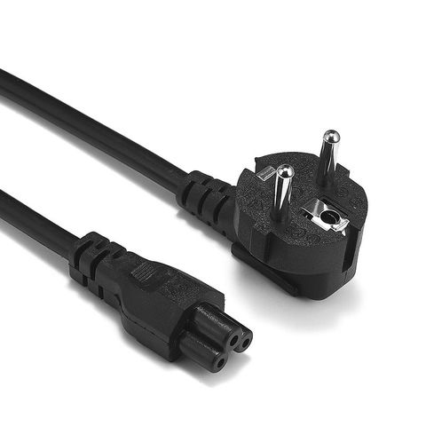 Cable de alimentación del adaptador de la UE, 1,5 m, 2m, 3m, enchufe europeo, Cable de alimentación IEC C5 para HP, Notebook, Asus, Dell, Monitor de ordenador portátil, LG TV ► Foto 1/6