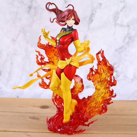 Estatua Bishoujo Dark Phoenix señora Deadpool Harley Laura Kinney Supergirl Mujer Araña Psylocke figura muñeca ► Foto 1/6