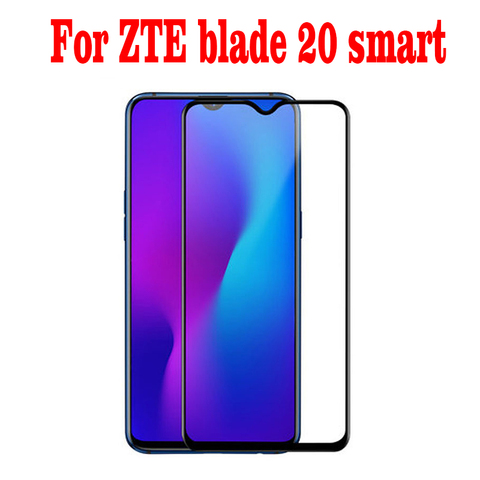 Pegamento total templado 3D para ZTE Blade 20, película protectora de pantalla completa inteligente, ZTE Blade 20 Smart ► Foto 1/6