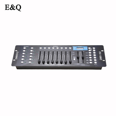 Equipamiento para DJ 192 DMX, consola de iluminación para escenario, controlador, LED Par, reflectores con cabeza de rotación regulada, DMX 512, nuevo, envío gratis ► Foto 1/6