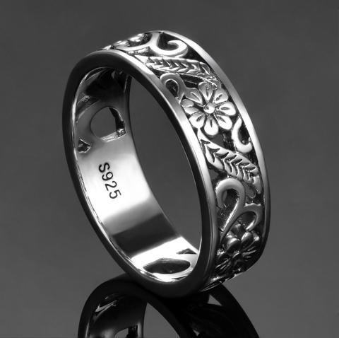 Anillos de dedo dijes plata 925 diseño Original plata de ley para mujer ninguna piedra anillo redondo clásico joyería fina regalo Hotsale ► Foto 1/6
