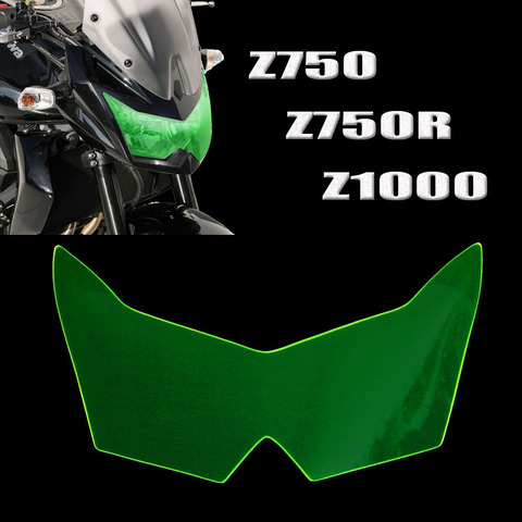 Protector de faro para motocicleta KAWASAKI Z750 07-14 Z750R 11-13 Z1000 Z 750 1000, Protector de pantalla para lentes funda protectora ► Foto 1/6