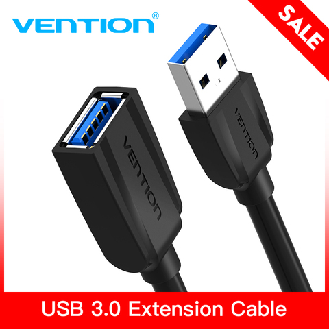 Vention USB Cable de extensión Cable USB2.0 USB3.0 extensor USB 3,0 Cable USB 2,0 macho a hembra USB Cable de extensión para el ordenador portátil PC ► Foto 1/6