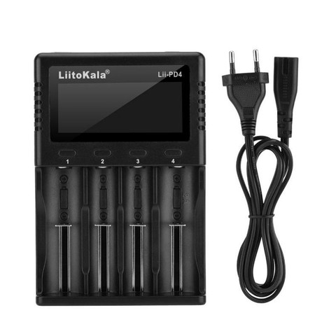 LiitoKala lii500 lii-500 Pantalla LCD 18650 Cargador de Batería Para 18650 17500 26650 1634014500 AA AAA Ni-MH Batería Recargable ► Foto 1/5