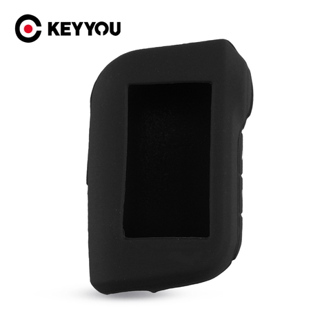 KEYYOU para Starline A93 A63 control remoto de alarma de coche de dos vías A93 A63 LCD transmisor llavero funda de silicona llavero ► Foto 1/4