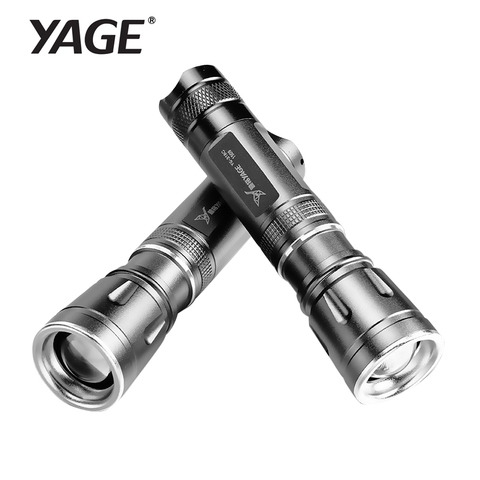 YAGE linterna Led recargable Cree XPE Linternas tácticas Linternas 18650 Lampe Touche Linternas Led YG-318C ► Foto 1/6