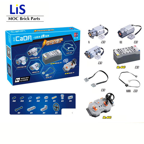 Batería de litio de 4 canales con Bluetooth, caja de batería mecánica MOC con Control por aplicación, bloques de construcción aptos para piezas de LOGO PF ► Foto 1/6
