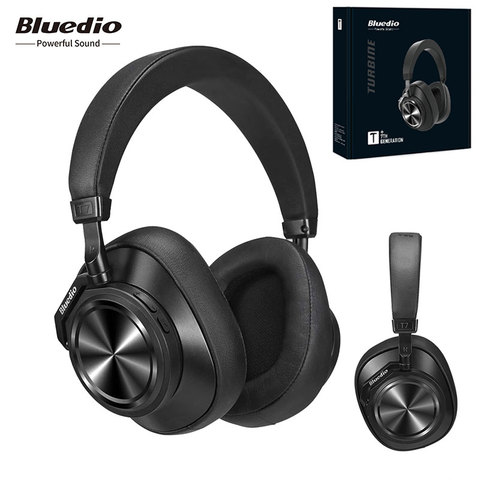 Bluedio-Auriculares auriculares inalámbricos con Bluetooth T7 Plus, con Bluetooth, cancelación activa de ruido, portátiles, para teléfonos móviles ► Foto 1/6