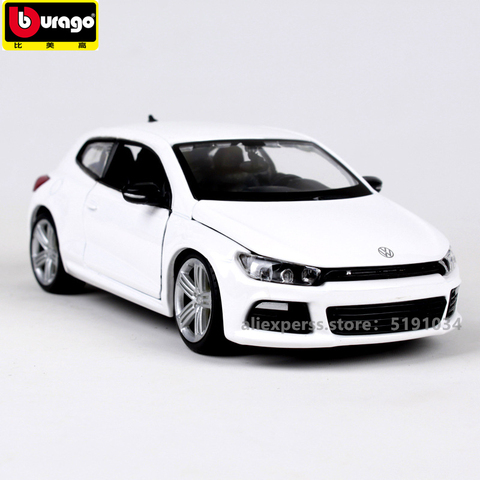 Bburago-Coche de simulación de metal Volkswagen Scirocco, modelo de coche de simulación de metal, juguete para Decoración ► Foto 1/6