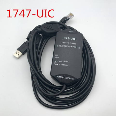 Cable de descarga PLC 1747-UIC, convertidor de interfaz de DH-485 Compatible con la serie Allen, Jessie, SLC, USB 1747-PIC a RS232/USB-1747-PIC ► Foto 1/1