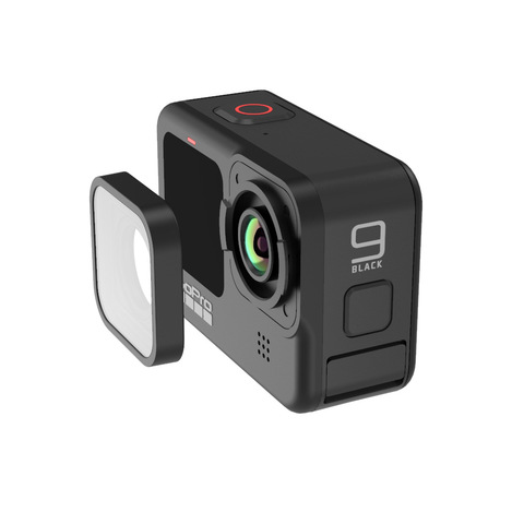 Anillo de lente UV para Gopro Hero 9, repuesto de funda protectora, marco de reparación, negro ► Foto 1/4