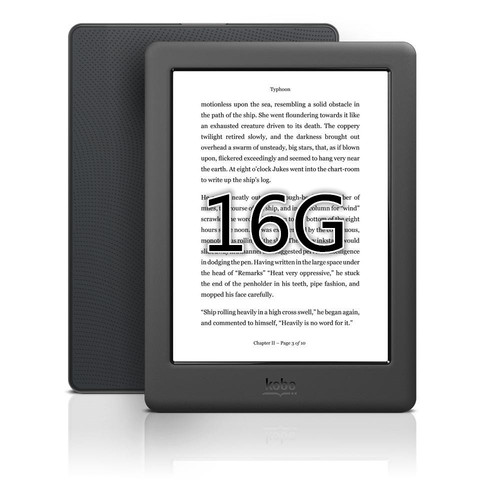 KoBo glo-Lector de E-book con tinta táctil HD, 1448x1072, 6 pulgadas, 300PPI, 16G ► Foto 1/6