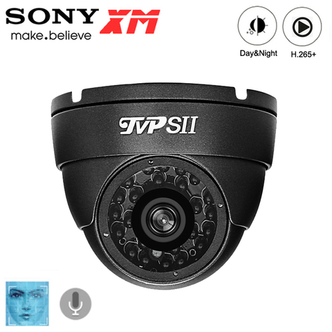 5MP,3MP,2MP gris 24 Uds LED infrarrojos impermeable Metal H.265 + detección facial ONVIF Audio cúpula de Hemisferio POE cámara CCTV IP ► Foto 1/6