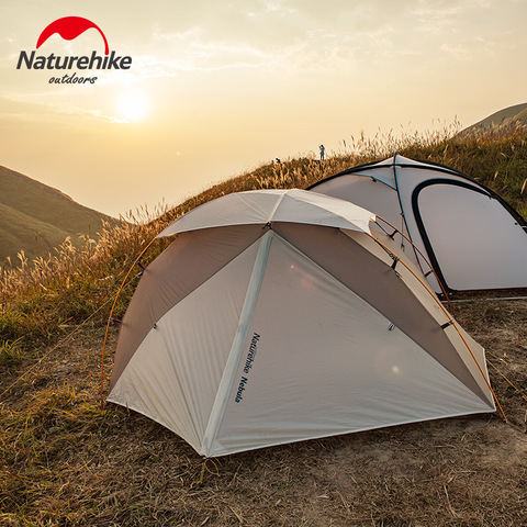 Naturehike-tienda de campaña ultraligera, tienda de campaña con doble refugio para la lluvia, el viento, frío y Blizzard, 2022 nebulosa, versión 2 ► Foto 1/6