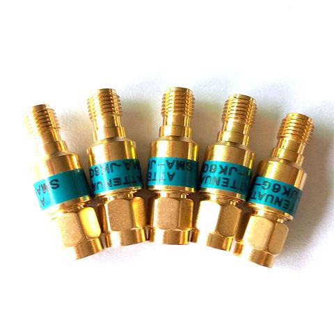 Atenuador RF Coaxial 2W SMA-JK, CC a 6,0 GHz ,50ohm,1db,2db,3db,5db,6db,10db,15db,20db,30dB ► Foto 1/6