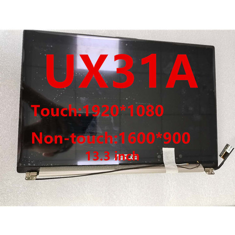 13,3 pulgadas portátil LCD pantalla para Asus ZenBook UX31A Asamblea mitad superior Set LED pantalla de matriz de reemplazo de la pantalla táctil ► Foto 1/1