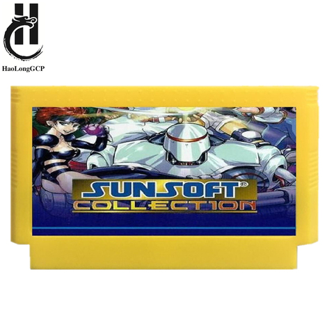 Cartucho de juegos de 8bit de alta calidad gran colección Sun-soft tarjeta de juego 13 en 1 60 pin para consola de videojuegos de la familia nintend ► Foto 1/6