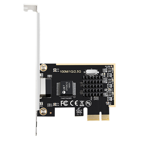 DIEWU-Tarjeta PCIE de juego, adaptador de red RJ45 de 2500Mbps, Gigabit, 2,5G, PCIe1X, lan, con Realtek8125 ► Foto 1/6