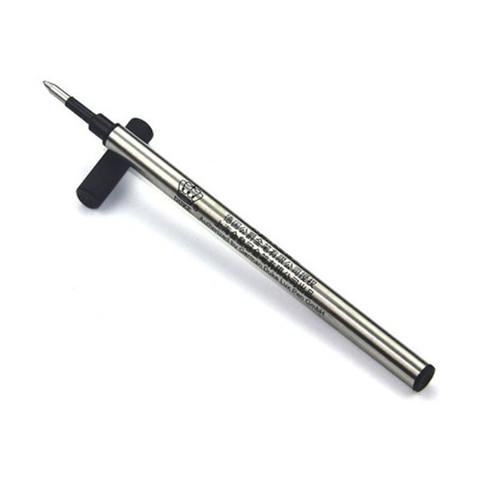 10 unids/lote Duque recambios tinta negra estándar de 0,5mm 11,2 cm de largo plano Universal Rollerball Pen recarga ► Foto 1/4