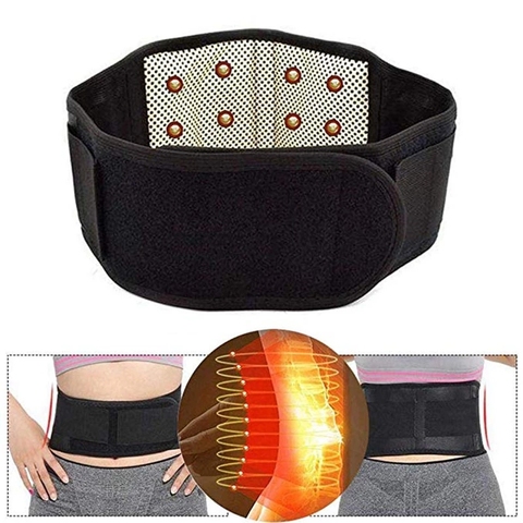 Cinturón magnético de turmalina para la espalda, producto de cintura, terapia de ceintura, soporte de masaje lumbar ► Foto 1/6