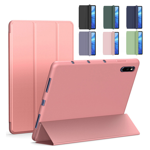 Funda de cuero con tapa para tableta, cubierta inteligente de silicona 8,0 para Huawei MediaPad M5 Lite, M5 Lite, 8,0 pulgadas ► Foto 1/6