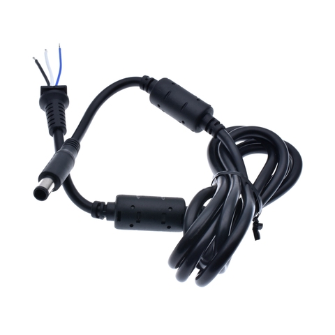 7,4x5,0mm Cable de alimentación conector Jack DC cargador adaptador enchufe Cable de alimentación para ordenador portátil HP DELL 1,2 M ► Foto 1/1