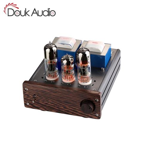 Douk audio-amplificador de tubo de vacío, Mini 6N6 + 6N2, HiFi, SEPP, Clase AB, amplificador de potencia de escritorio ► Foto 1/1