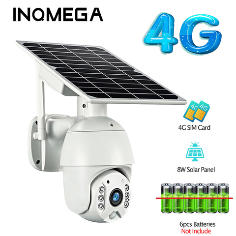 Cámara Solar 4G Wifi de baja potencia, audio Dual, alarma de intrusión de voz, cámara 1080p HD, Panel Solar, cámara impermeable de monitoreo al aire libre ► Foto 1/6