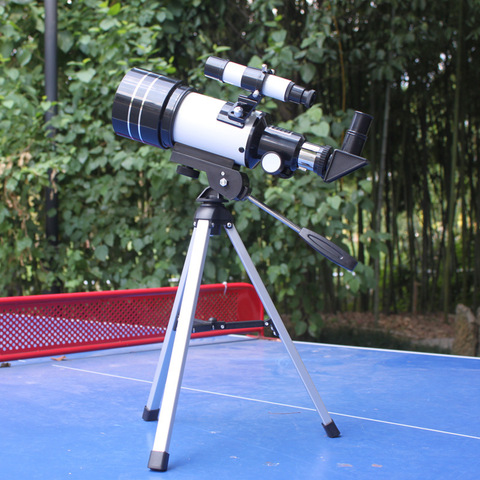 Telescopio astronómico F30070M, telescopio Monocular refractivo con trípode, gran angular de 70mm, 150X, ver la luna, el mejor regalo para niños ► Foto 1/6