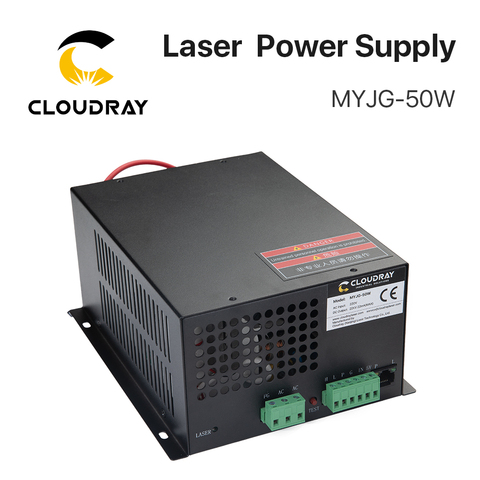Cloudray 50W CO2 fuente de alimentación láser para CO2 láser máquina cortadora de grabado MYJG-50W categoría ► Foto 1/6