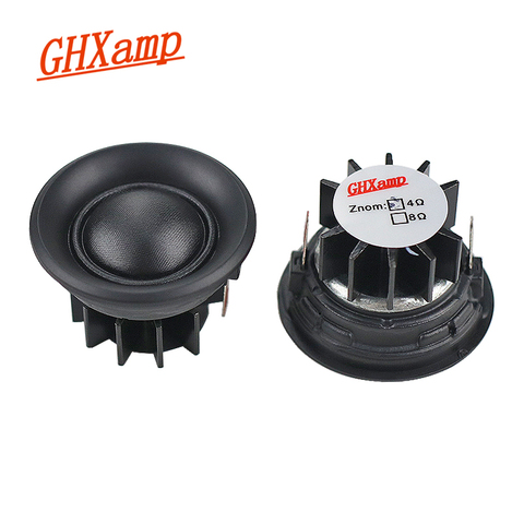 GHXAMP-altavoz Tweeter de 20 núcleos para coche, 1,5 pulgadas, 4ohm, 10W, domo de diafragma de seda, cabeza triple de neodimio, 89DB, 2 uds. ► Foto 1/6