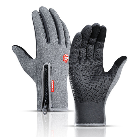 Accesorios de Pesca de dedo completo de neopreno PU cuero transpirable cálido Pesca carpa Fitness invierno antideslizante guantes de Pesca ► Foto 1/6