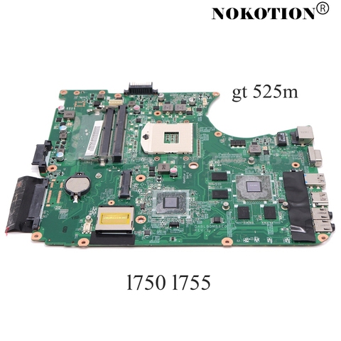 NOKOTION DABLBDMB8E0 A000080820 Tablero Principal para Toshiba satellite L750 L755 placa base de computadora portátil HM65 DDR3 GT525M 1GB ► Foto 1/6