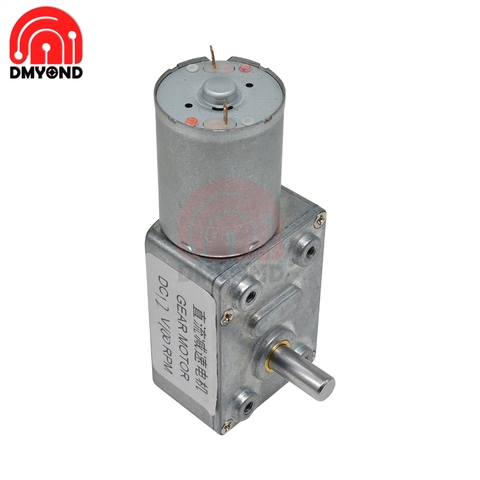 4632-370 Motor de engranaje de CC de tornillo 12V 100RPM Mini reductor de caja de cambios eléctrica de alta par de Motor eléctrico de CC para equipos de automatización ► Foto 1/6