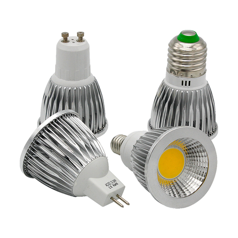 Foco led COB 5W 7W 9W lámpara led GU10/GU5.3/E27/E14 110V 220V MR16 12V mazorca bombilla led de color blanco cálido blanco frío bombilla led de luz ► Foto 1/6