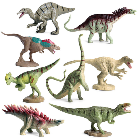 Figuras de simulación nueva para niños, modelo de dinosaurio pequeño antiguo, Dino Park, Carnotaurus, pterosauro, modelo de Tiranosaurio ► Foto 1/6