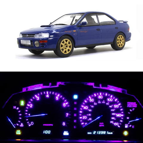 WLJH 25x brillante Panel de instrumentos de grupo tablero indicador de velocidad luz bombilla Led completo Kit de conversión para 1992-1997 Subaru Impreza ► Foto 1/6