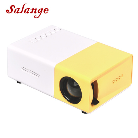 Salange YG300 Proyector profesional Mini LCD LED Proyector 800 lúmenes 320x240 píxeles mejor Proyector de vídeo para niños ► Foto 1/6