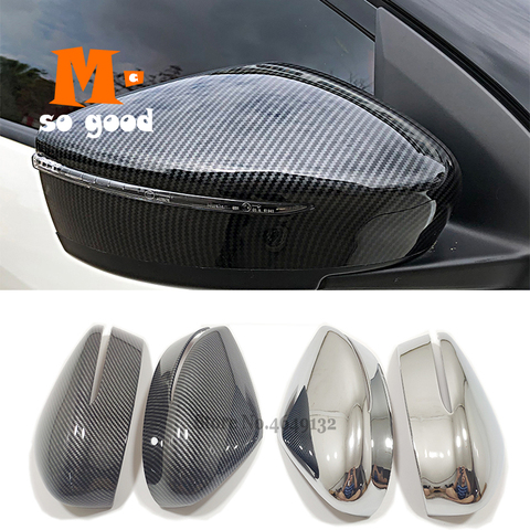 Espejo retrovisor para coche Nissan Note E12, cubierta Exterior de fibra de carbono ABS, accesorios de Exterior, 2016, 17, 18, 19, 2022 ► Foto 1/6