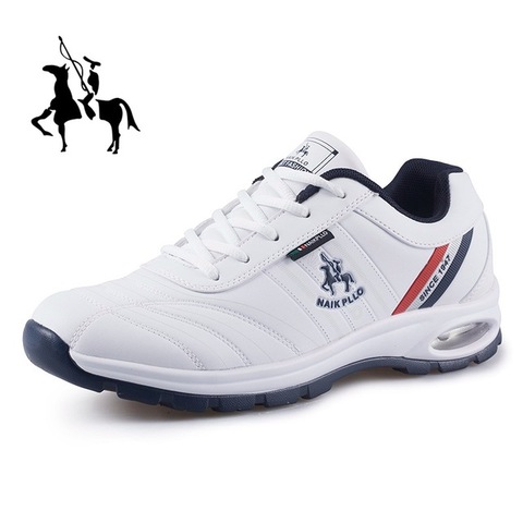 Paul-zapatos deportivos de Golf para hombre, zapatillas para correr, informales, de viaje, air cushion, tenis, estudiantes, color blanco ► Foto 1/6