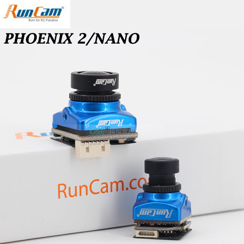 Runcam Phoenix 2 micro/ nano 1000tvl 2,1mm estilo libre de la cámara FPV 16:9/4:3 PAL/NTSC conmutable Micro 19x19mm 2,1mm DC/DC 5-36V ► Foto 1/4