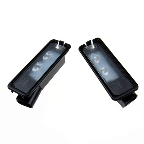 SCJYRXS Qty2 luz LED de matrícula de escarabajo Golf MK7 Passat B7 Eos CC Scirocco 35D 943 021 un 35D943021A 1K8943021C ► Foto 1/6